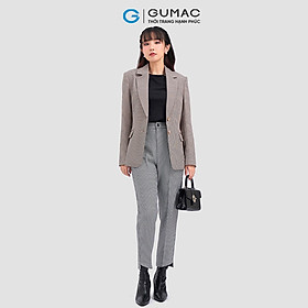 Quần ống đứng lai xéo QC12048 thời trang GUMAC