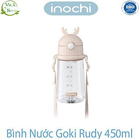 Bình Đựng Nước Cho Bé, Bình Nước Goki Rudy 450ml, Bình Nước Cao Cấp Chính Hãng Inochi Đạt Tiêu Chuẩn Xuất Nhật