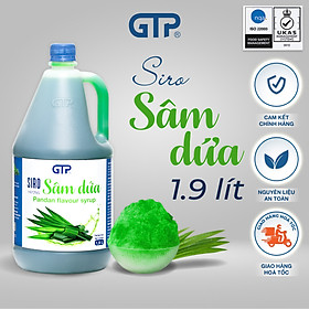 Siro Sâm dứa GTP - Chuyên dùng pha chế: Trà sữa, Trà trái cây, Cocktail, Mocktail…