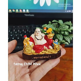 Mua Tượng Di Lặc ngang 6cm x cao 4cm là một sản phẩm trang trí bàn thờ Thần Tài Thổ Địa mini decor decor phòng