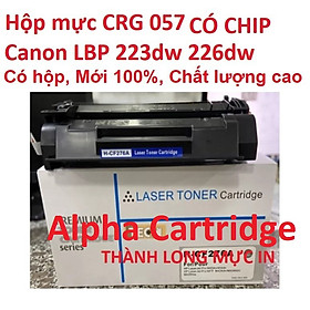 Mua Hộp mực 057 Có Chip dành Canon LBP 223dw 226dw 228x MF453dw MF440 MF445dw MF449x -Hàng chính hãng Alpha Cartridge