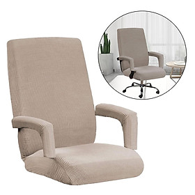 Home Office Computer Chair Full Stretchable Rotate Chair Seat Cover