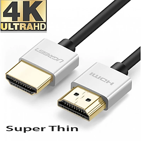 Dây HDMI 2.0 siêu mỏng thuần đồng 10.8Gbps dài 2m Ugreen (30478)- Hàng chính hãng