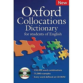 Oxford Collocations Dictionary Pack (Dictionary and CD-ROM)