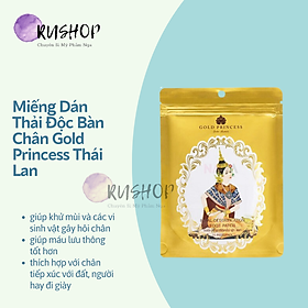 Miếng dán thải độc bàn chân Gold Princess Thái Lan