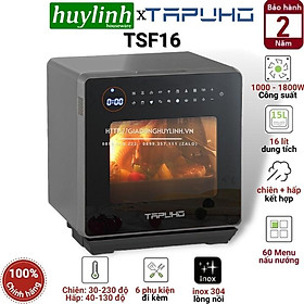 Nồi chiên hơi nước cao cấp tapuho tsf16 - thương hiệu đức - 2.800w - 16 lít - bh 2 năm