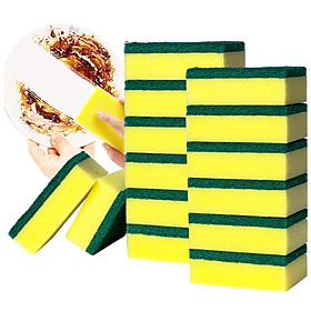 Mua Combo 24 Miếng Bọt Biển Rửa Chén Bát Tiện Lợi Cho Nhà Bếp - Tặng 1 Bàn Chải BOSSI