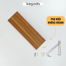 Mua  Mua 4 giảm 20%  Kệ Gỗ Treo Tường Không Khoan Nhiều Màu  Dùng Decor Trang Trí KEGODA KT55