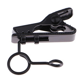 7-10pack Ring Type Mini 6mm Microphone Lapel Tie Clip Holder for Chat Meeting