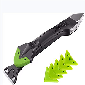 Bộ dụng cụ tháo silicone 5in1 dao cạo khớp làm bằng THÉP KHÔNG GỈ