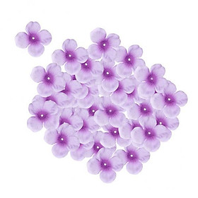 2X 500 Pieces Artificial Silk Rose Petals Wedding Flower Bicolor Purple