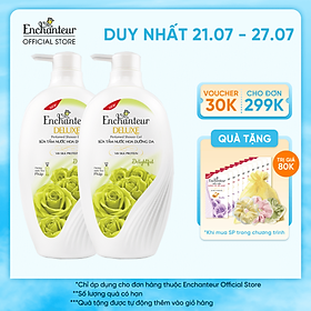 Combo 2 Sữa tắm hương nước hoa Enchanteur Delightful 650gr/ Chai