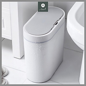 Mua Thùng Rác Thông Minh Cảm Ứng ASSEL Tự Động Đóng Mở Nắp Nhựa ABS Cao Cấp Dung Tích 8L Hiện Đại Ngăn Mùi  Tiết Kiệm Thời Gian