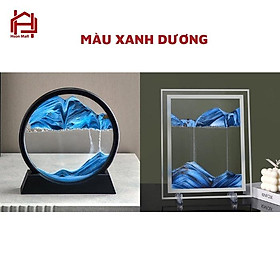 Mua Tranh cát lún chuyển động 3D  tranh thủy tinh HSON nghệ thuật trang trí để bàn decor làm việc làm quà tặng cao cấp