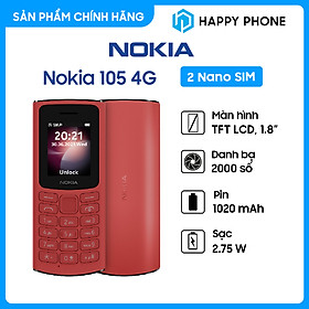 Mua Điện Thoại Nokia 105 4G - Hàng Chính Hãng