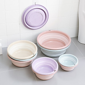 Mua Thau nhựa gấp gọn tiết kiệm không gian size lớn 30cm HT031 - Giao Ngẫu Nhiên