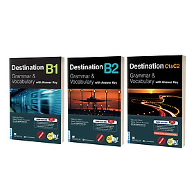 Combo 3 Cuốn  Sách Destination B1+B2+C1C2. Bản mới 2023
