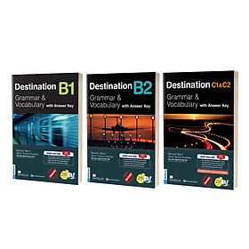 Combo 3 Cuốn Sách Destination B1+B2+C1C2. Bản mới 2023. Tặng Bút