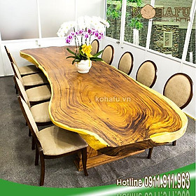 Mua SALE HÀNG KHỦNG - Bàn gỗ me tây tự nhiên NGUYÊN KHỐI - ưu đãi cực lớn