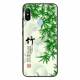Ốp lưng in cho Xiaomi Mi 8 Tranh Nền Tre