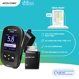 [Bảo Hành Trọn Đời] Máy Đo Đường Huyết ACCU-CHEK Guide Kèm Hộp 50 Que Thử Đường Huyết ACCU-CHEK Guide