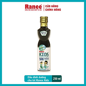 Dầu ăn dinh dưỡng cho bé 100% từ cá Ranee Kids 250 ml + Tặng kèm nước mắm 40N 60ml