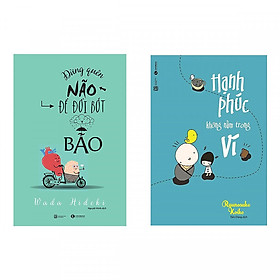 Hình ảnh Combo Sách Kỹ Năng Sống: Đừng Quên Não Cho Đời Bớt Bão + Hạnh Phúc Không Nằm Trong Ví (Tặng kèm bookmark thiết kế)