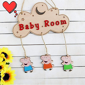 Mua Bảng gỗ Decor  bảng gỗ trang trí treo cửa phòng gia đình (TẶNG kèm 01 móc dính treo bảng)
