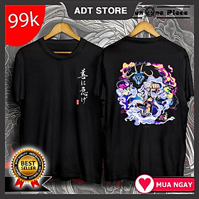 Áo thun ONE PIECE MONKEY D LUFFY GEAR 5 SUN GOD NIKA vs KAIDO anime manga mẫu mới hàng độc quyền