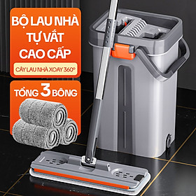 Mua Bộ Cây Lau Nhà KITIMOP SM33 PRO  Thùng Lau Nhà Tự Vắt Thông Minh  Chổi Lau Nhà Xoay 360 Độ  Lau Sàn Làm Sạch