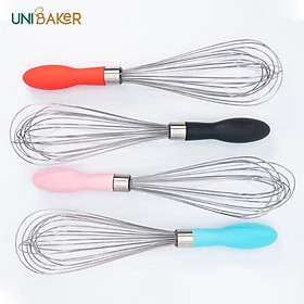 Mua Phới đánh trứng inox cán silicon UNIBAKER
