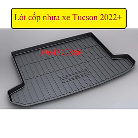 Lót cốp nhựa dẻo Tucson 2022+ đàn hồi, chống nước tốt