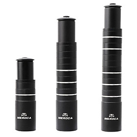 Bike Handlebar Fork Stem Riser Rise Up Extender Extension Heads Up Black Bicycle Adaptor MTB Mountain Cycling Part