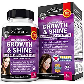 Mua Hair Growth Vitamins with Biotin. Exclusive Hair Growth Product for  Women for Longer, Stronger, Silky & Soft Hair. Visible results in 1 Month.  Gluten Free Non-GMO Vitamins for Hair Growth Made