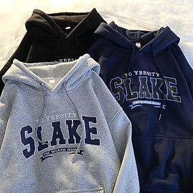 Hoodie SLAKE có nón nỉ bông cao cấp dày dặn, áo khoác có nón Tubee shop