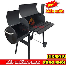 Bếp Nướng Than Hoa Xông Khói BBQ 212, Bếp Nướng Ngoài Trời, Bếp Nướng Không Khói, Bếp Nướng Sân Vườn