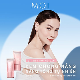 KEM CHỐNG NẮNG NÂNG TÔNG TỰ NHIÊN M.O.I 40ML HỒ NGỌC HÀ (2023)