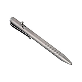 Hình ảnh Review Retractable Ballpoint Pen Titanium Alloy Rollerball Pen Ball Pen Replaceable Pen Refill 0.5mm Bolt Action Pen for Women Men School Office