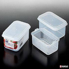 Mua Hộp nhựa đựng thực phẩm 2 lớp 600ml Nakaya Nhật Bản