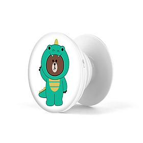 Mua Gía đỡ điện thoại đa năng  tiện lợi - Popsockets - In hình BROWN 12 - Hàng Chính Hãng