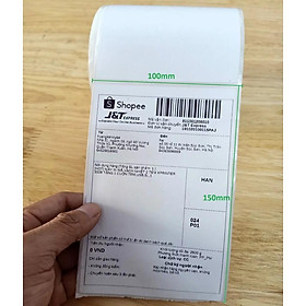 Mua Giấy in nhiệt 100x150mm  Giấy in tem A6 Cuộn 350 tem in mã vận đơn