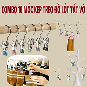 Mua Móc treo đồ lót  Combo 10 Móc Kẹp Treo Tất Quần Áo Phơi Đa Năng  Tiện Dụng Chống Trượt Tiết Kiệm Không Gian