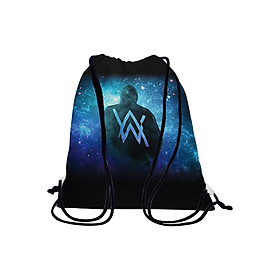 Túi Rút Unisex In Hình Alan Walker Nền Galaxy - BDUP028