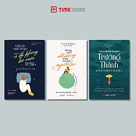 Combo sách học tiếng Trung - Tiếng Trung GenZ + Không có từ đễ dàng V-T + Gửi cậu một cái ôm V-T + Chưa kịp lớn V-T