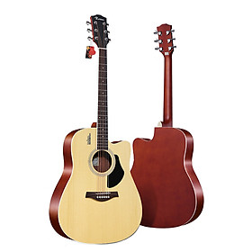 Mua Đàn Guitar Acoustic Rosen G12 Màu Gỗ Dáng D (Size 41) G12NA - Phân phối Chính Hãng - Kèm móng gảy DreamMaker