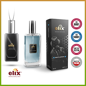 Nước hoa xịt ô tô Grand Perfume Elix 50ml - Hương Gentleman (Sang trọng -Lịch Lãm)