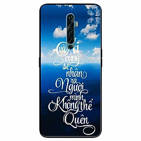 Ốp lưng in cho Oppo Reno 2F Mẫu Không Thể Quên