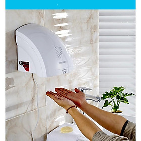 Máy sấy tay cao cấp có cảm biến - Máy sấy tay tự động loại tốt Anmon dùng trong nhà tắm nhà vệ sinh hay phòng bếp