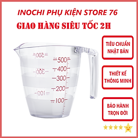 Mua Cốc Đong Yoko Chia Vạch Sản Xuất Theo Tiêu Chuẩn Nhật Bản - Chính Hãng inochi ( Tặng kèm khăn lau đa năng pakaksa)