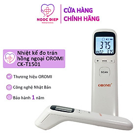 Nhiệt kế điện tử hồng ngoại OROMI CK-T1502 - Máy đo thân nhiệt